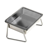 Maxbell Elevated Cat Bowl Non Slip Raised Cat Food Bowl for Cats Puppy Small Animals With Sealed Lid