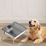 Maxbell Elevated Cat Bowl Non Slip Raised Cat Food Bowl for Cats Puppy Small Animals With Sealed Lid