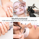 Maxbell Half Moon Light Phone Holder Warm to Nail Artists Lash Light for Office