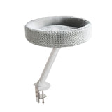 Cat Desktop Bed with Holder Bracket Soft Nest Bed for Tabletop Indoor Office