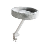 Cat Desktop Bed with Holder Bracket Soft Nest Bed for Tabletop Indoor Office