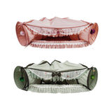 Maxbell 2 in 1 Cat Tunnel Bed Interactive Playing Hut for Small Animals Pets Ferrets Pink