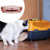 Maxbell 2 in 1 Cat Tunnel Bed Interactive Playing Hut for Small Animals Pets Ferrets Pink