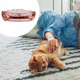 Maxbell 2 in 1 Cat Tunnel Bed Interactive Playing Hut for Small Animals Pets Ferrets Pink
