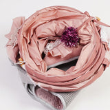 Maxbell 2 in 1 Cat Tunnel Bed Interactive Playing Hut for Small Animals Pets Ferrets Pink