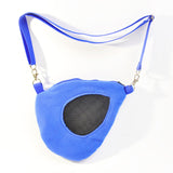 Maxbell Hamster Travel Carrier Portable Outgoing Bag for Camping Walking Outdoor Use Blue