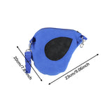 Maxbell Hamster Travel Carrier Portable Outgoing Bag for Camping Walking Outdoor Use Blue