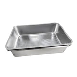 Maxbell Cat Litter Box Stainless Steel Sand Box Detachable Metal Kitten Potty Toilet