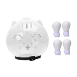 Maxbell Cat Muzzle Multifunctional Pet Tools with Foot Pads for Home Grooming Travel M whit foot pads