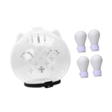 Maxbell Cat Muzzle Multifunctional Pet Tools with Foot Pads for Home Grooming Travel M whit foot pads