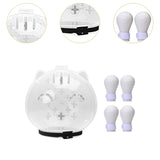 Maxbell Cat Muzzle Multifunctional Pet Tools with Foot Pads for Home Grooming Travel L whit foot pads