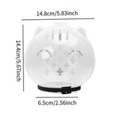 Maxbell Cat Muzzle Multifunctional Pet Tools with Foot Pads for Home Grooming Travel L green foot pads