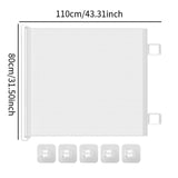 Maxbell Retractable Pet Gate Barrier Protector for Stairways Backyard Outdoor Indoor S