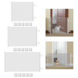 Maxbell Retractable Pet Gate Barrier Protector for Stairways Backyard Outdoor Indoor S