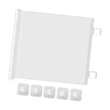 Maxbell Retractable Pet Gate Barrier Protector for Stairways Backyard Outdoor Indoor S