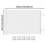 Maxbell Retractable Pet Gate Barrier Protector for Stairways Backyard Outdoor Indoor M