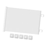 Maxbell Retractable Pet Gate Barrier Protector for Stairways Backyard Outdoor Indoor M