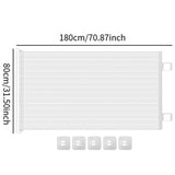 Maxbell Retractable Pet Gate Barrier Protector for Stairways Backyard Outdoor Indoor L