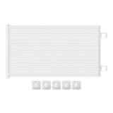 Maxbell Retractable Pet Gate Barrier Protector for Stairways Backyard Outdoor Indoor L