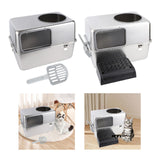 Maxbell Hooded Cat Litter Box with Lid with Cat Litter Shovel Hooded Cat Litter Tray without Pedal