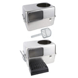 Maxbell Hooded Cat Litter Box with Lid with Cat Litter Shovel Hooded Cat Litter Tray without Pedal