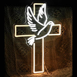 Maxbell Neon Sign Decoration Wall Decor for Festivals Christening Day Birthday Party 43cmx33cm