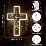 Maxbell Neon Sign Decoration Wall Decor for Festivals Christening Day Birthday Party 40cmx28cm