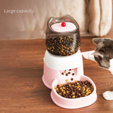 Maxbell Automatic Pet Feeder Visible Window Dogs Cats Food Feeder for Cat