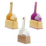 Maxbell Cat Litter Scooper Pet Sifter Easy Cleanup Kitten Scooper Cleaning Tool White