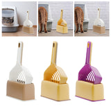 Maxbell Cat Litter Scooper Pet Sifter Easy Cleanup Kitten Scooper Cleaning Tool White