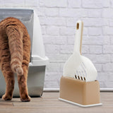 Maxbell Cat Litter Scooper Pet Sifter Easy Cleanup Kitten Scooper Cleaning Tool White