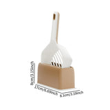 Maxbell Cat Litter Scooper Pet Sifter Easy Cleanup Kitten Scooper Cleaning Tool White