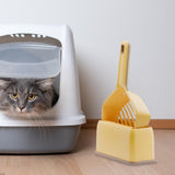 Maxbell Cat Litter Scooper Pet Sifter Easy Cleanup Kitten Scooper Cleaning Tool Yellow
