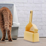 Maxbell Cat Litter Scooper Pet Sifter Easy Cleanup Kitten Scooper Cleaning Tool Yellow