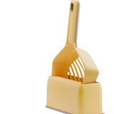 Maxbell Cat Litter Scooper Pet Sifter Easy Cleanup Kitten Scooper Cleaning Tool Yellow