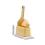 Maxbell Cat Litter Scooper Pet Sifter Easy Cleanup Kitten Scooper Cleaning Tool Yellow
