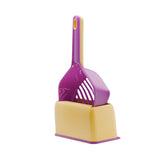 Maxbell Cat Litter Scooper Pet Sifter Easy Cleanup Kitten Scooper Cleaning Tool Purple
