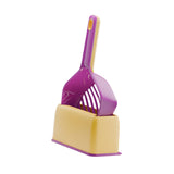 Maxbell Cat Litter Scooper Pet Sifter Easy Cleanup Kitten Scooper Cleaning Tool Purple
