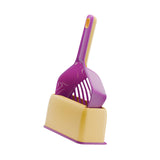 Maxbell Cat Litter Scooper Pet Sifter Easy Cleanup Kitten Scooper Cleaning Tool Purple
