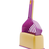 Maxbell Cat Litter Scooper Pet Sifter Easy Cleanup Kitten Scooper Cleaning Tool Purple
