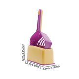 Maxbell Cat Litter Scooper Pet Sifter Easy Cleanup Kitten Scooper Cleaning Tool Purple