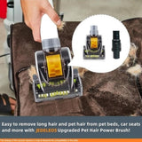 Maxbell Pet Hair Electric Brush Pet Hair Brush Tool Dog Hair Brush Vacuum Attachment