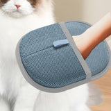 Maxbell Pet Hair Removal Glove for Cats Dogs Portable Electrostatic Pet Hair Remover Blue