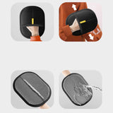 Maxbell Pet Hair Removal Glove for Cats Dogs Portable Electrostatic Pet Hair Remover Blue