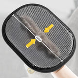 Maxbell Pet Hair Removal Glove for Cats Dogs Portable Electrostatic Pet Hair Remover Brown