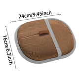 Maxbell Pet Hair Removal Glove for Cats Dogs Portable Electrostatic Pet Hair Remover Brown