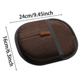 Maxbell Pet Hair Removal Glove for Cats Dogs Portable Electrostatic Pet Hair Remover Deep Brown