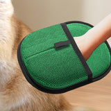 Maxbell Pet Hair Removal Glove for Cats Dogs Portable Electrostatic Pet Hair Remover Green