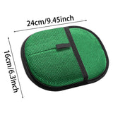 Maxbell Pet Hair Removal Glove for Cats Dogs Portable Electrostatic Pet Hair Remover Green