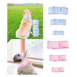 Maxbell Dog Cooling Bandana Accessories Clothes Neck Wrap for Indoor Camping Fishing Blue and L